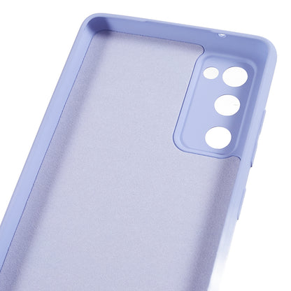 For Samsung Galaxy S20 Lite / S20 FE / S20 FE 5G / S20 FE 2022 Fiber Lining Rubberized TPU Cover Phone Case