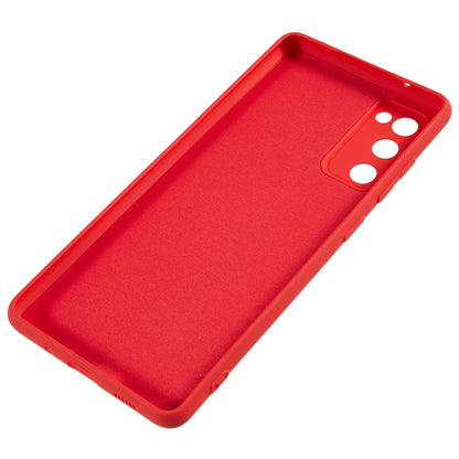 For Samsung Galaxy S20 Lite / S20 FE / S20 FE 5G / S20 FE 2022 Fiber Lining Rubberized TPU Cover Phone Case