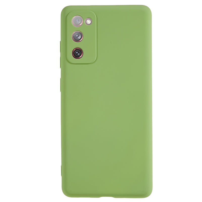 For Samsung Galaxy S20 Lite / S20 FE / S20 FE 5G / S20 FE 2022 Fiber Lining Rubberized TPU Cover Phone Case