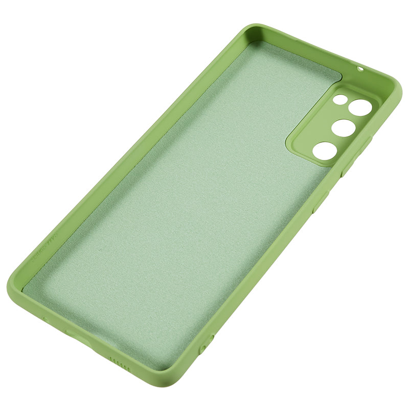 For Samsung Galaxy S20 Lite / S20 FE / S20 FE 5G / S20 FE 2022 Fiber Lining Rubberized TPU Cover Phone Case