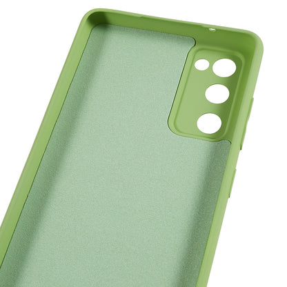 For Samsung Galaxy S20 Lite / S20 FE / S20 FE 5G / S20 FE 2022 Fiber Lining Rubberized TPU Cover Phone Case