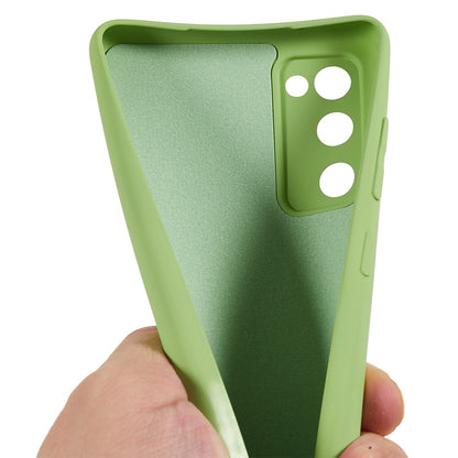 For Samsung Galaxy S20 Lite / S20 FE / S20 FE 5G / S20 FE 2022 Fiber Lining Rubberized TPU Cover Phone Case