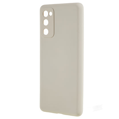 For Samsung Galaxy S20 Lite / S20 FE / S20 FE 5G / S20 FE 2022 Fiber Lining Rubberized TPU Cover Phone Case