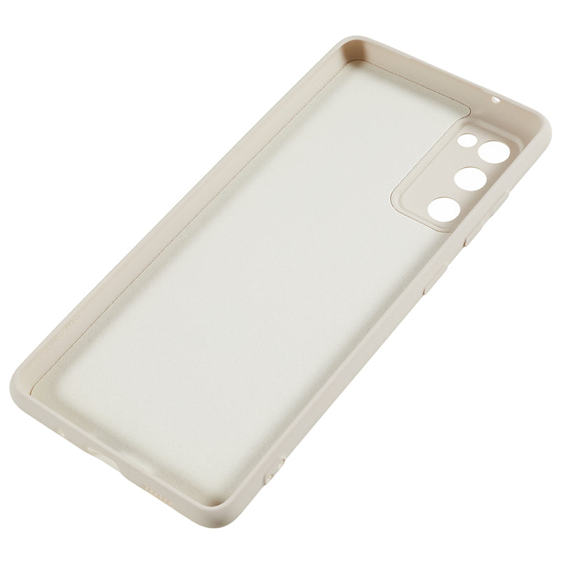 For Samsung Galaxy S20 Lite / S20 FE / S20 FE 5G / S20 FE 2022 Fiber Lining Rubberized TPU Cover Phone Case