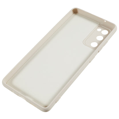 For Samsung Galaxy S20 Lite / S20 FE / S20 FE 5G / S20 FE 2022 Fiber Lining Rubberized TPU Cover Phone Case