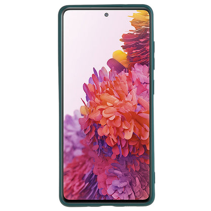 For Samsung Galaxy S20 Lite / S20 FE / S20 FE 5G / S20 FE 2022 Fiber Lining Rubberized TPU Cover Phone Case