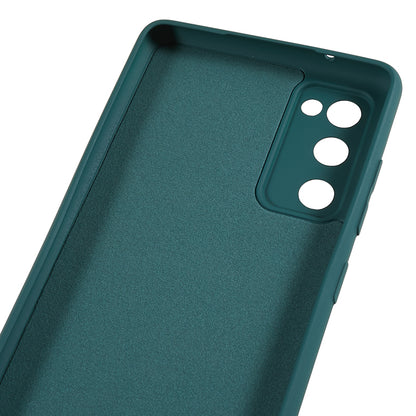 For Samsung Galaxy S20 Lite / S20 FE / S20 FE 5G / S20 FE 2022 Fiber Lining Rubberized TPU Cover Phone Case