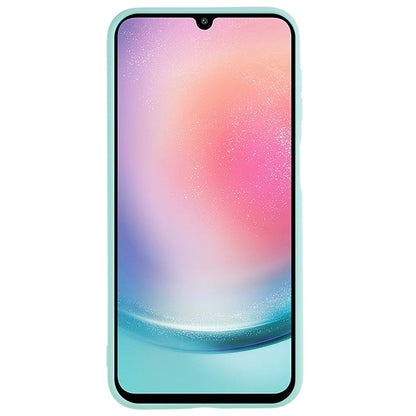 Back Shell for Samsung Galaxy A24 4G Precise Cutout TPU Phone Case Straight Edge Phone Cover