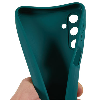 Back Shell for Samsung Galaxy A24 4G Precise Cutout TPU Phone Case Straight Edge Phone Cover