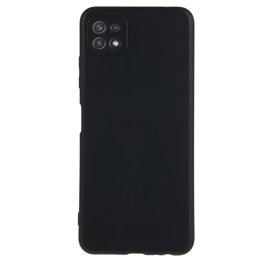 For Samsung Galaxy A22 5G (EU Version) Fiber Lining Rubberized TPU Cover Drop Resistant Phone Case