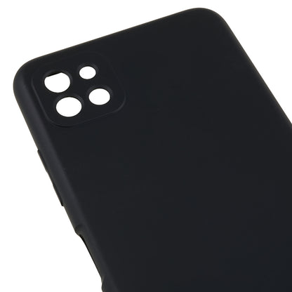 For Samsung Galaxy A22 5G (EU Version) Fiber Lining Rubberized TPU Cover Drop Resistant Phone Case