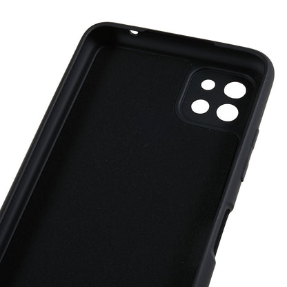 For Samsung Galaxy A22 5G (EU Version) Fiber Lining Rubberized TPU Cover Drop Resistant Phone Case