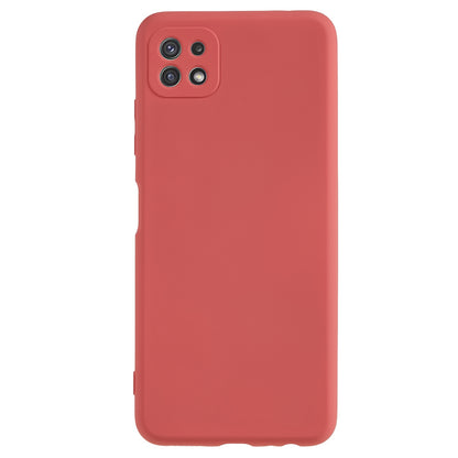 For Samsung Galaxy A22 5G (EU Version) Fiber Lining Rubberized TPU Cover Drop Resistant Phone Case