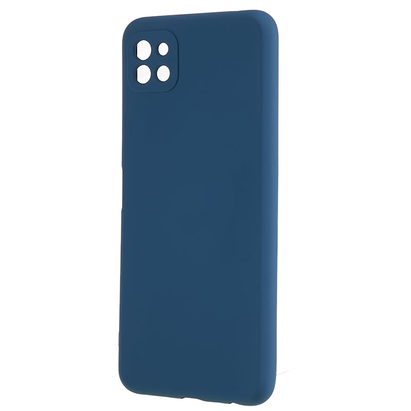 For Samsung Galaxy A22 5G (EU Version) Fiber Lining Rubberized TPU Cover Drop Resistant Phone Case