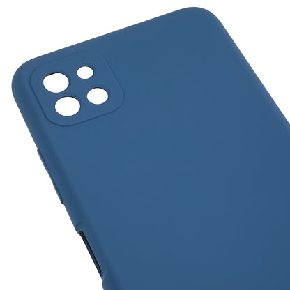 For Samsung Galaxy A22 5G (EU Version) Fiber Lining Rubberized TPU Cover Drop Resistant Phone Case