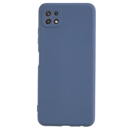 For Samsung Galaxy A22 5G (EU Version) Fiber Lining Rubberized TPU Cover Drop Resistant Phone Case