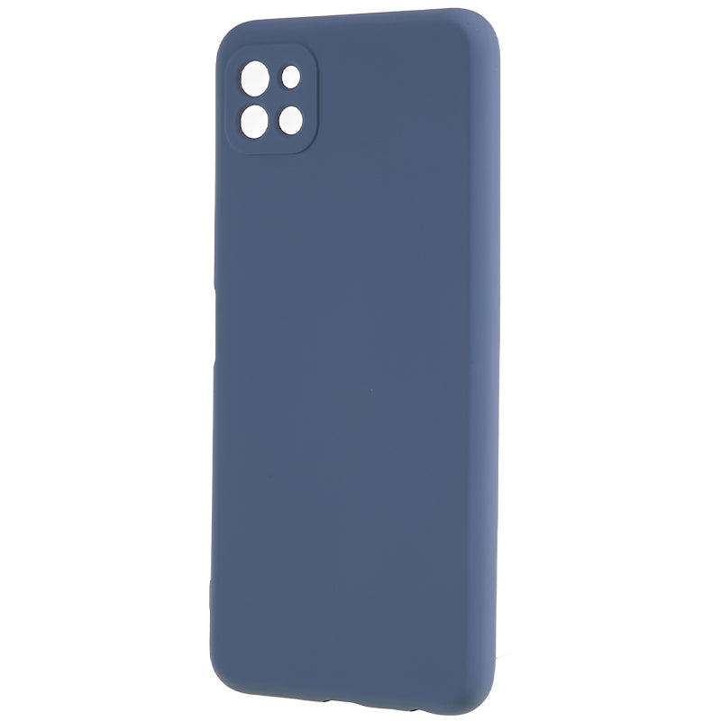 For Samsung Galaxy A22 5G (EU Version) Fiber Lining Rubberized TPU Cover Drop Resistant Phone Case