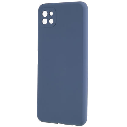 For Samsung Galaxy A22 5G (EU Version) Fiber Lining Rubberized TPU Cover Drop Resistant Phone Case