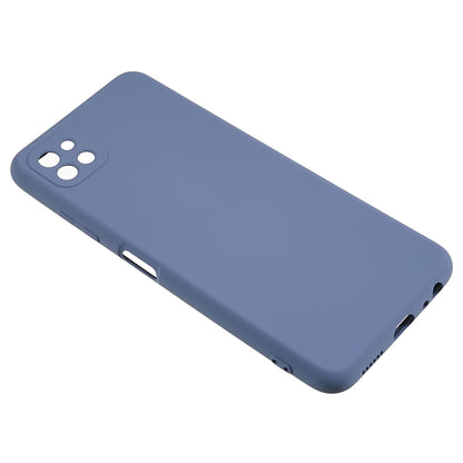 For Samsung Galaxy A22 5G (EU Version) Fiber Lining Rubberized TPU Cover Drop Resistant Phone Case