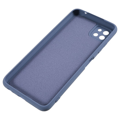 For Samsung Galaxy A22 5G (EU Version) Fiber Lining Rubberized TPU Cover Drop Resistant Phone Case