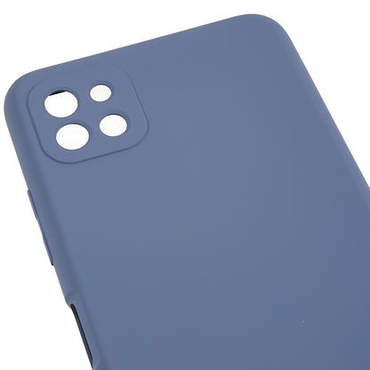 For Samsung Galaxy A22 5G (EU Version) Fiber Lining Rubberized TPU Cover Drop Resistant Phone Case