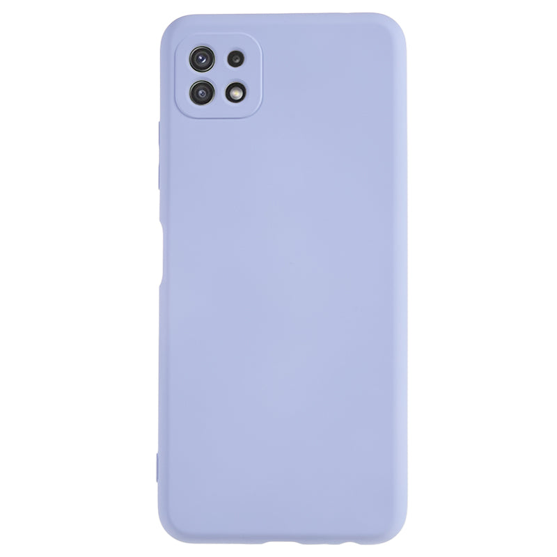 For Samsung Galaxy A22 5G (EU Version) Fiber Lining Rubberized TPU Cover Drop Resistant Phone Case