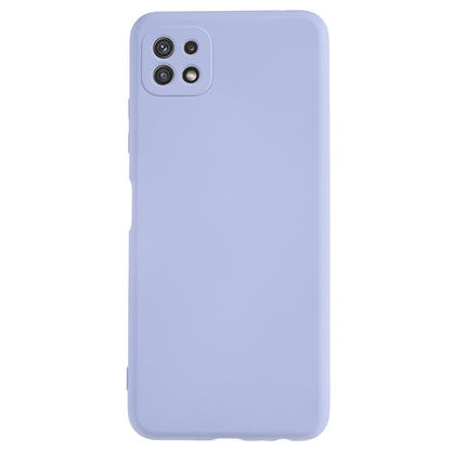For Samsung Galaxy A22 5G (EU Version) Fiber Lining Rubberized TPU Cover Drop Resistant Phone Case