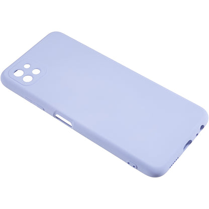 For Samsung Galaxy A22 5G (EU Version) Fiber Lining Rubberized TPU Cover Drop Resistant Phone Case