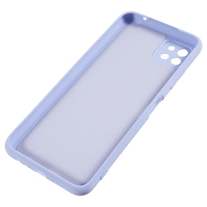 For Samsung Galaxy A22 5G (EU Version) Fiber Lining Rubberized TPU Cover Drop Resistant Phone Case