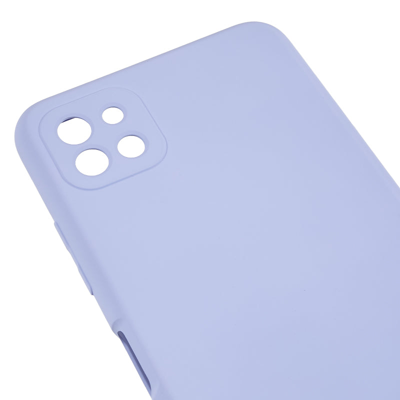 For Samsung Galaxy A22 5G (EU Version) Fiber Lining Rubberized TPU Cover Drop Resistant Phone Case