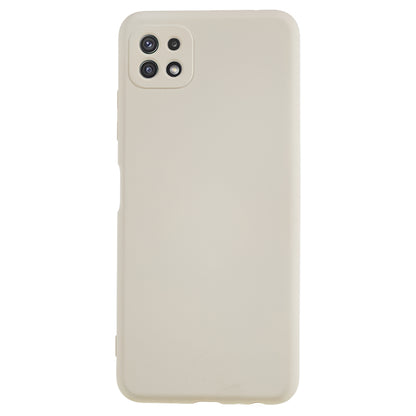 For Samsung Galaxy A22 5G (EU Version) Fiber Lining Rubberized TPU Cover Drop Resistant Phone Case