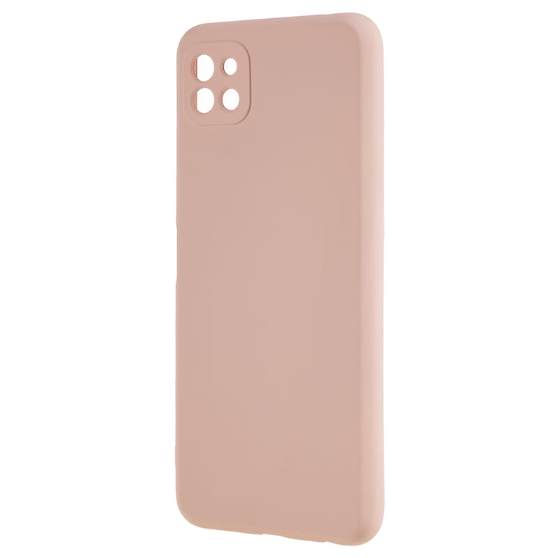 For Samsung Galaxy A22 5G (EU Version) Fiber Lining Rubberized TPU Cover Drop Resistant Phone Case