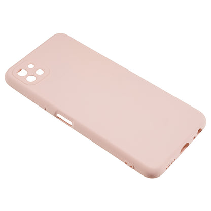 For Samsung Galaxy A22 5G (EU Version) Fiber Lining Rubberized TPU Cover Drop Resistant Phone Case