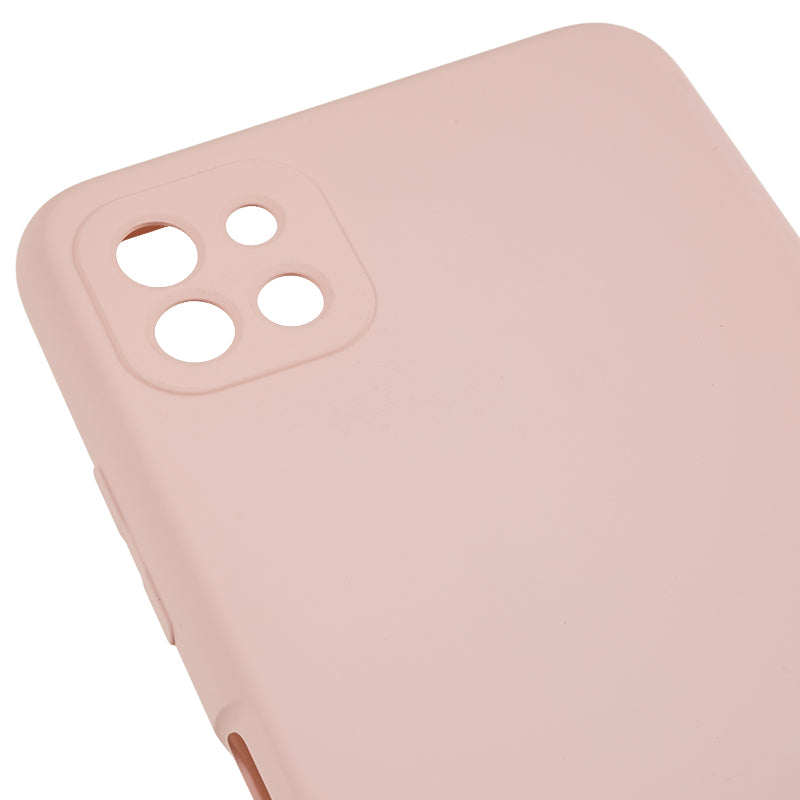 For Samsung Galaxy A22 5G (EU Version) Fiber Lining Rubberized TPU Cover Drop Resistant Phone Case