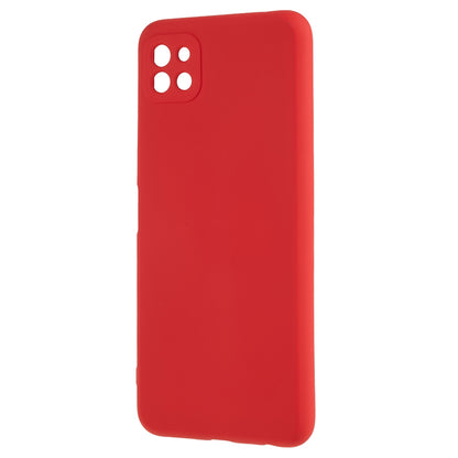 For Samsung Galaxy A22 5G (EU Version) Fiber Lining Rubberized TPU Cover Drop Resistant Phone Case