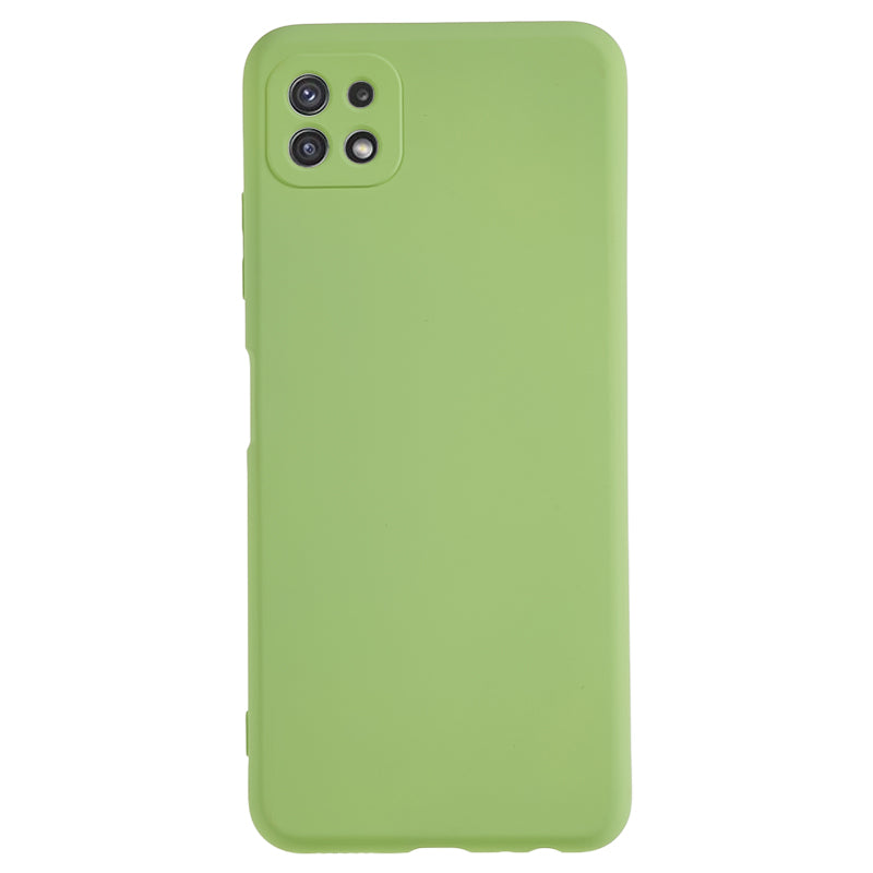 For Samsung Galaxy A22 5G (EU Version) Fiber Lining Rubberized TPU Cover Drop Resistant Phone Case