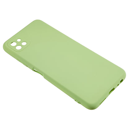 For Samsung Galaxy A22 5G (EU Version) Fiber Lining Rubberized TPU Cover Drop Resistant Phone Case