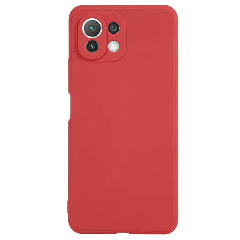 For Xiaomi 11 Lite 5G NE / Mi 11 Lite 5G / 4G Phone Case Soft Fiber Lining Rubberized TPU Cell Phone Cover