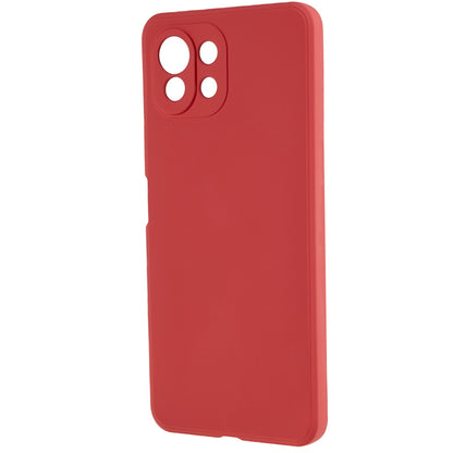 For Xiaomi 11 Lite 5G NE / Mi 11 Lite 5G / 4G Phone Case Soft Fiber Lining Rubberized TPU Cell Phone Cover