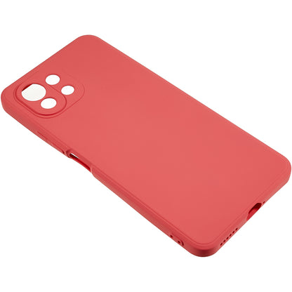 For Xiaomi 11 Lite 5G NE / Mi 11 Lite 5G / 4G Phone Case Soft Fiber Lining Rubberized TPU Cell Phone Cover