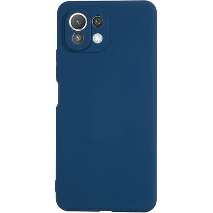 For Xiaomi 11 Lite 5G NE / Mi 11 Lite 5G / 4G Phone Case Soft Fiber Lining Rubberized TPU Cell Phone Cover