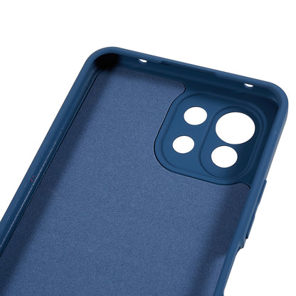 For Xiaomi 11 Lite 5G NE / Mi 11 Lite 5G / 4G Phone Case Soft Fiber Lining Rubberized TPU Cell Phone Cover