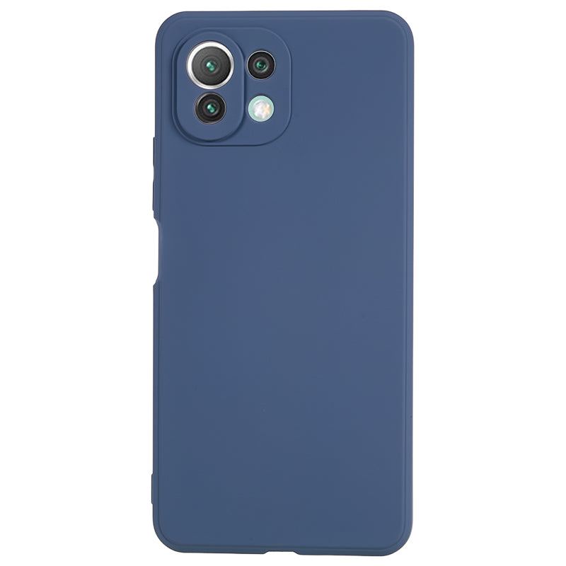 For Xiaomi 11 Lite 5G NE / Mi 11 Lite 5G / 4G Phone Case Soft Fiber Lining Rubberized TPU Cell Phone Cover