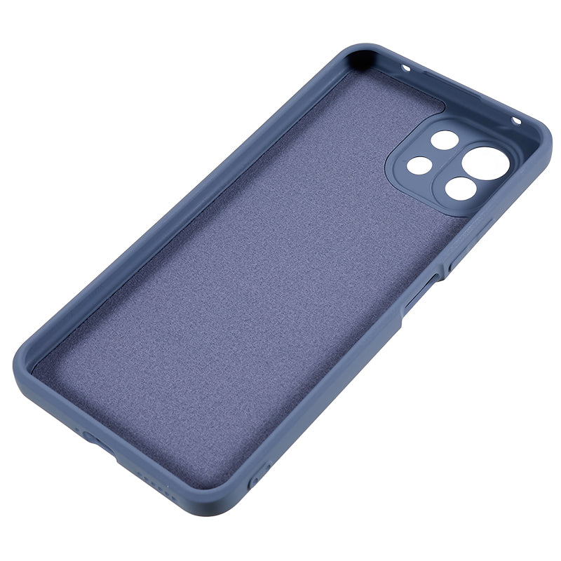 For Xiaomi 11 Lite 5G NE / Mi 11 Lite 5G / 4G Phone Case Soft Fiber Lining Rubberized TPU Cell Phone Cover