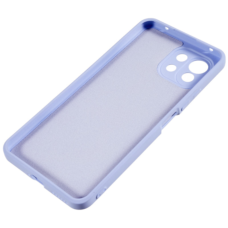 For Xiaomi 11 Lite 5G NE / Mi 11 Lite 5G / 4G Phone Case Soft Fiber Lining Rubberized TPU Cell Phone Cover