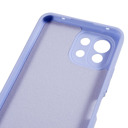 For Xiaomi 11 Lite 5G NE / Mi 11 Lite 5G / 4G Phone Case Soft Fiber Lining Rubberized TPU Cell Phone Cover