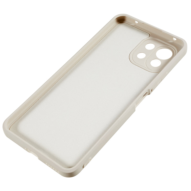 For Xiaomi 11 Lite 5G NE / Mi 11 Lite 5G / 4G Phone Case Soft Fiber Lining Rubberized TPU Cell Phone Cover