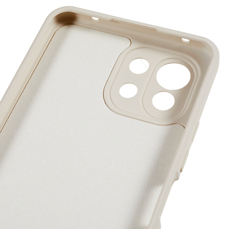 For Xiaomi 11 Lite 5G NE / Mi 11 Lite 5G / 4G Phone Case Soft Fiber Lining Rubberized TPU Cell Phone Cover