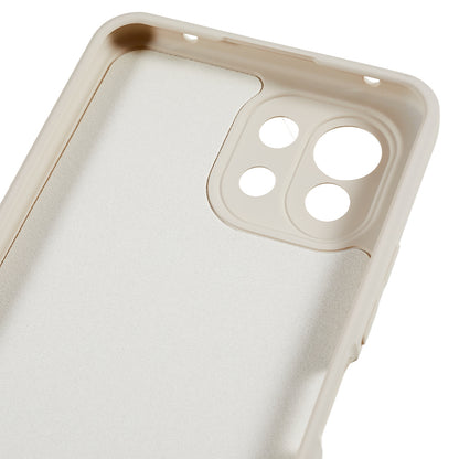 For Xiaomi 11 Lite 5G NE / Mi 11 Lite 5G / 4G Phone Case Soft Fiber Lining Rubberized TPU Cell Phone Cover
