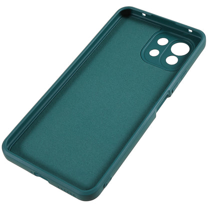 For Xiaomi 11 Lite 5G NE / Mi 11 Lite 5G / 4G Phone Case Soft Fiber Lining Rubberized TPU Cell Phone Cover